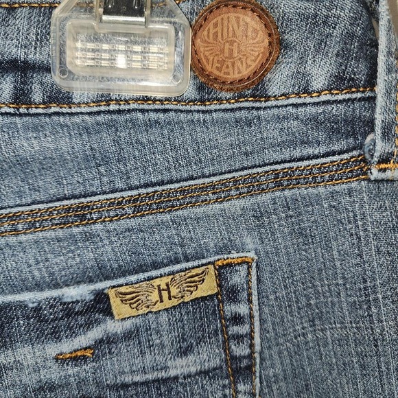 Hint Jeans Low-rise blue flare size 9 - Picture 4 of 5